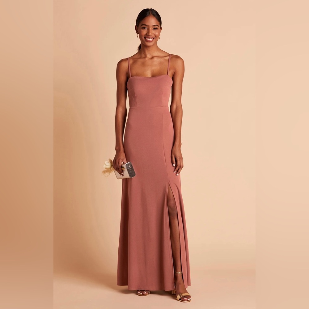 Birdy Grey Benny Bridesmaid Dress - Crepe Desert Rose